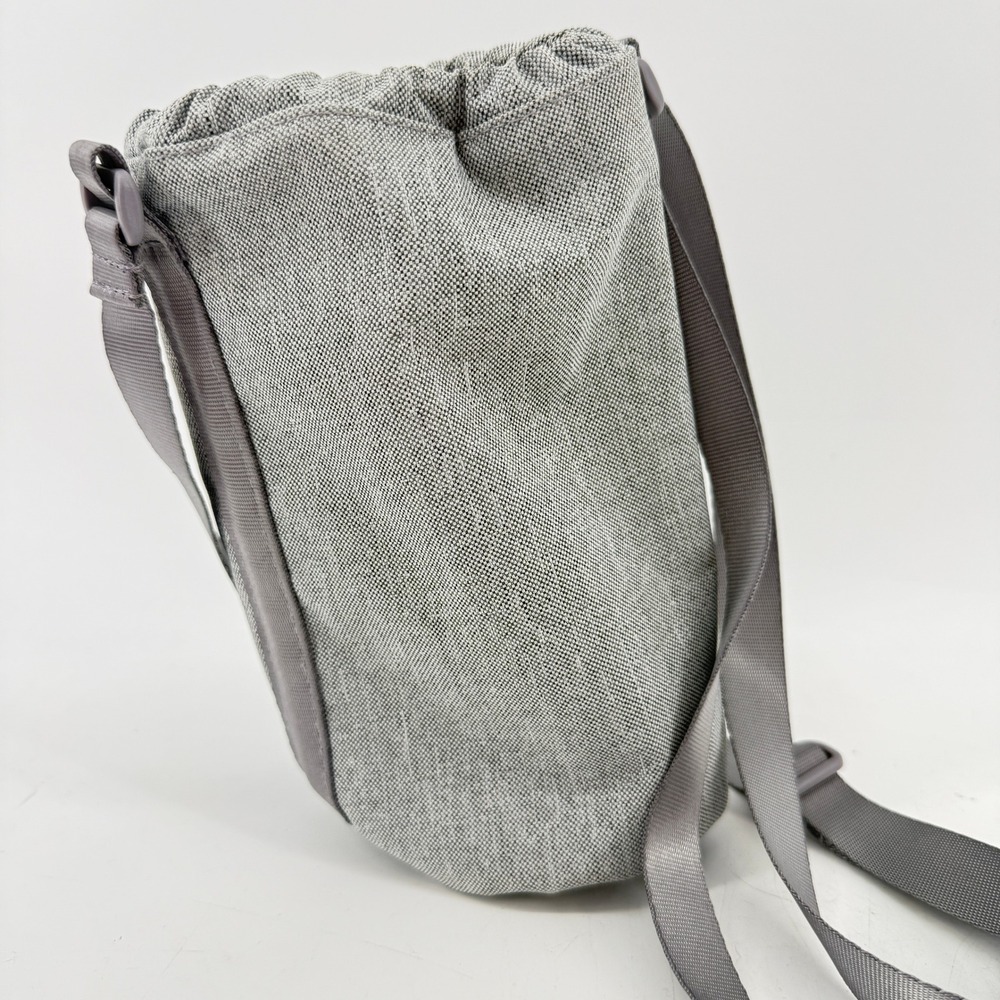 Vera Bradley Water Bottle Bag Pocket Gray ReActive Crossbody Sling Travel - Picture 3 of 13
